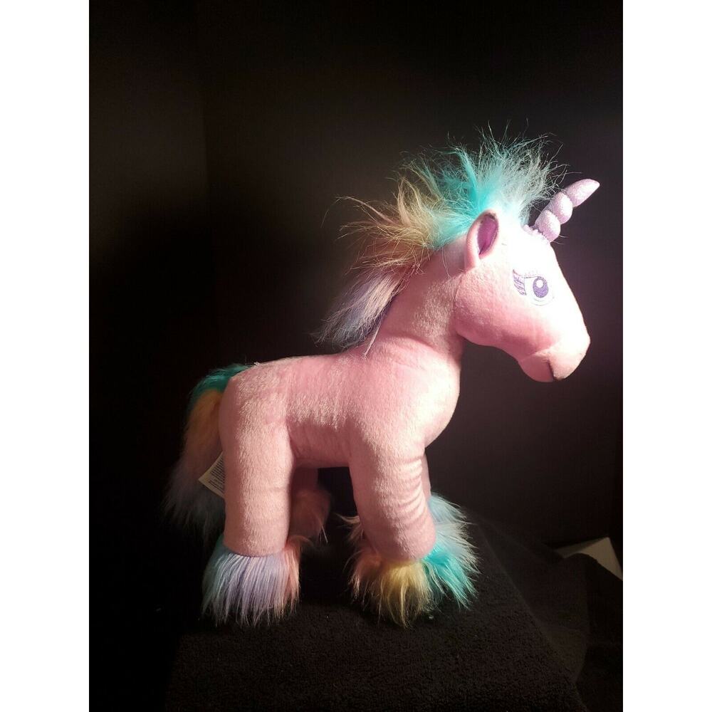 Build A Bear Beary Fairy Friends Pink Unicorn Rainbow Mane 2019 Retired